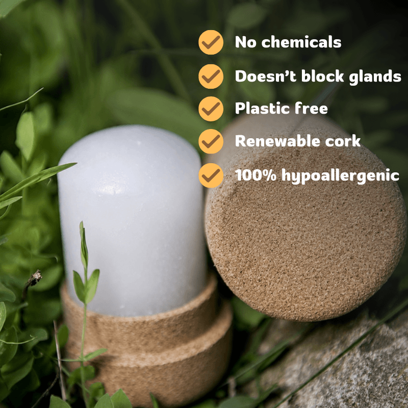 Halo™ Duo 120g + 60g - Premium Natural Crystal Deodorant